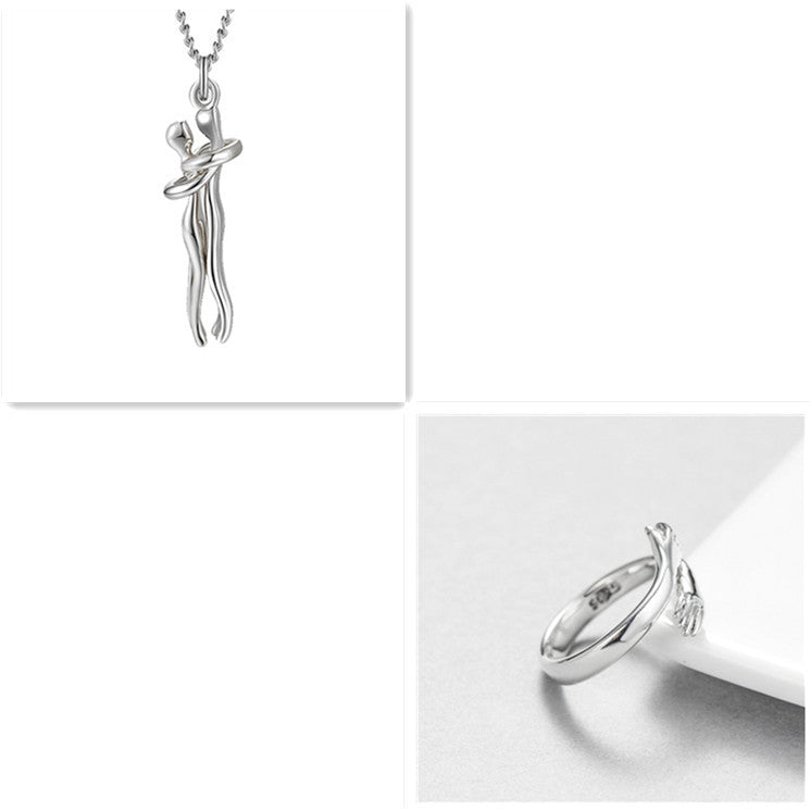 Love Embrace Necklace Valentine's Day Gift