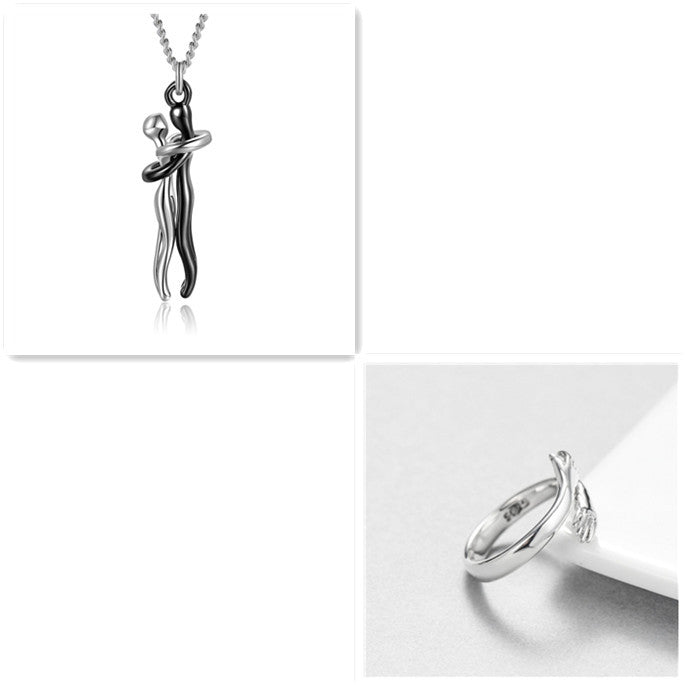 Love Embrace Necklace Valentine's Day Gift