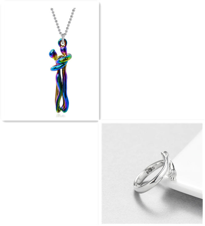 Love Embrace Necklace Valentine's Day Gift